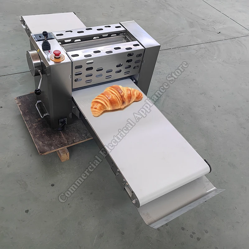 Danish Shortening Dough Pressing Desktop Commercial Croissant Pastry Maker Crispy Bread Machine