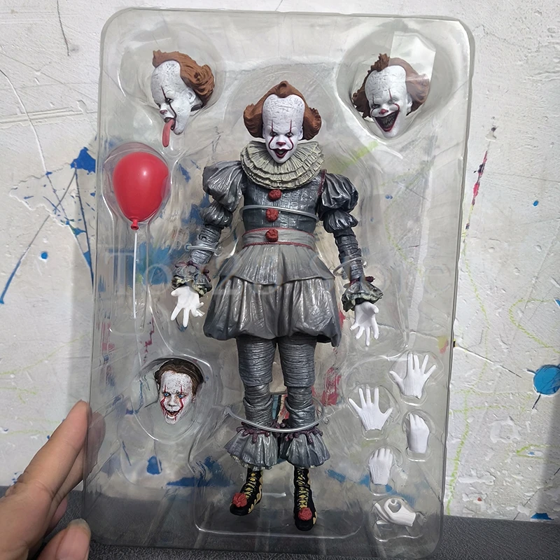 NECA Pennywise عمل الشكل الفصل الثاني لعبة مجسمة نهائية هدية رعب لجميع القديسين عيد ميلاد نموذج اللعب هدية #3