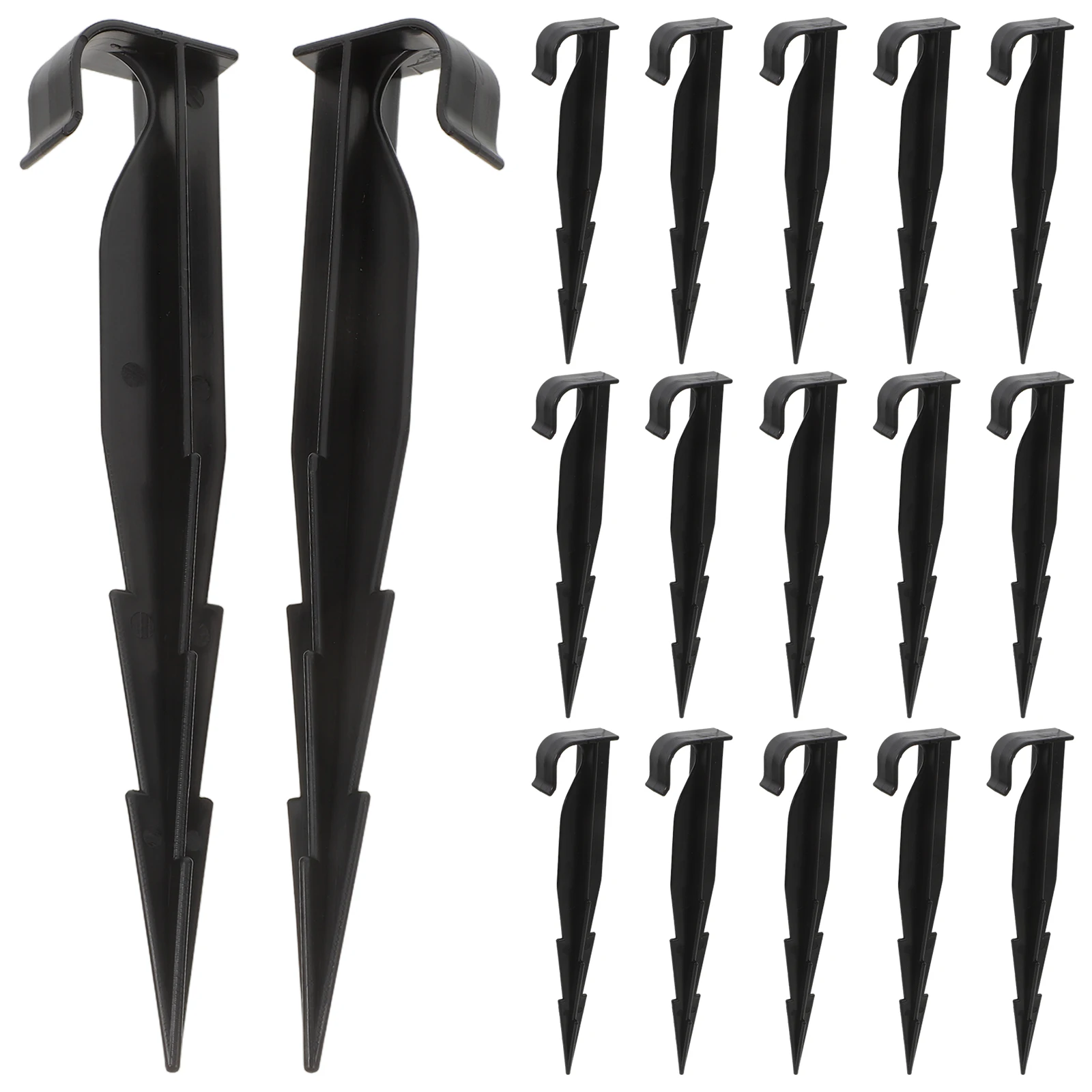 

50Pcs Barbed Garden Hose Support Stakes Drip Tube Fixing Lawn Irrigation Stakes Irrigation System Accessory Flower Bed Stake