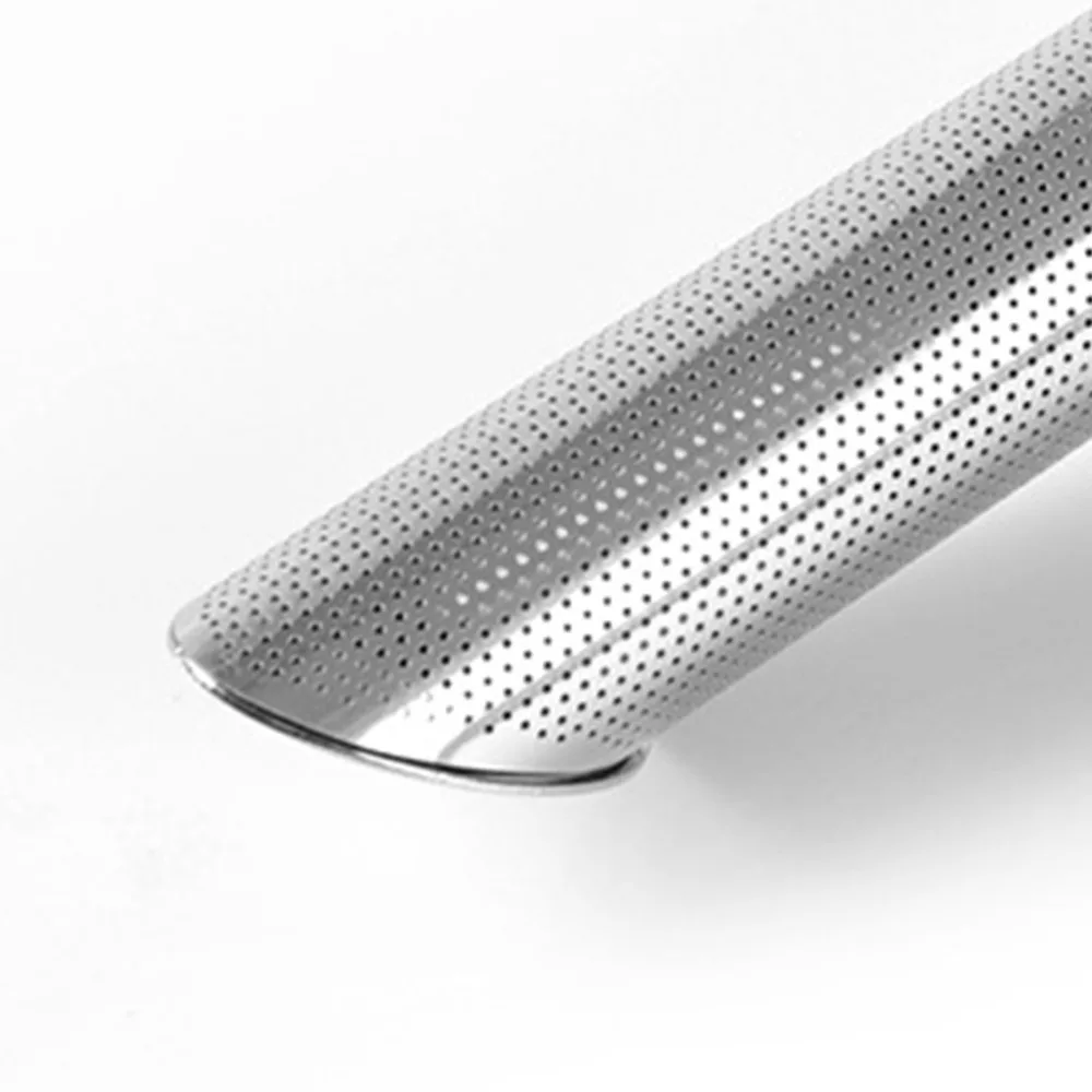 Stainless Steel Tea Infuser Long Handle Extra Fine Mesh Tea Strainer Hanging Hook Fine Holes Loose Leaf Tea Steeper Tea Brewing