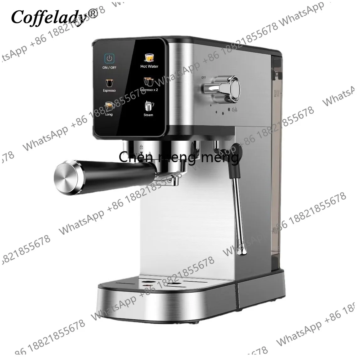 

Italian semi-automatic pressure coffee machine household, high pressure steam milk foam fancy coffee machine