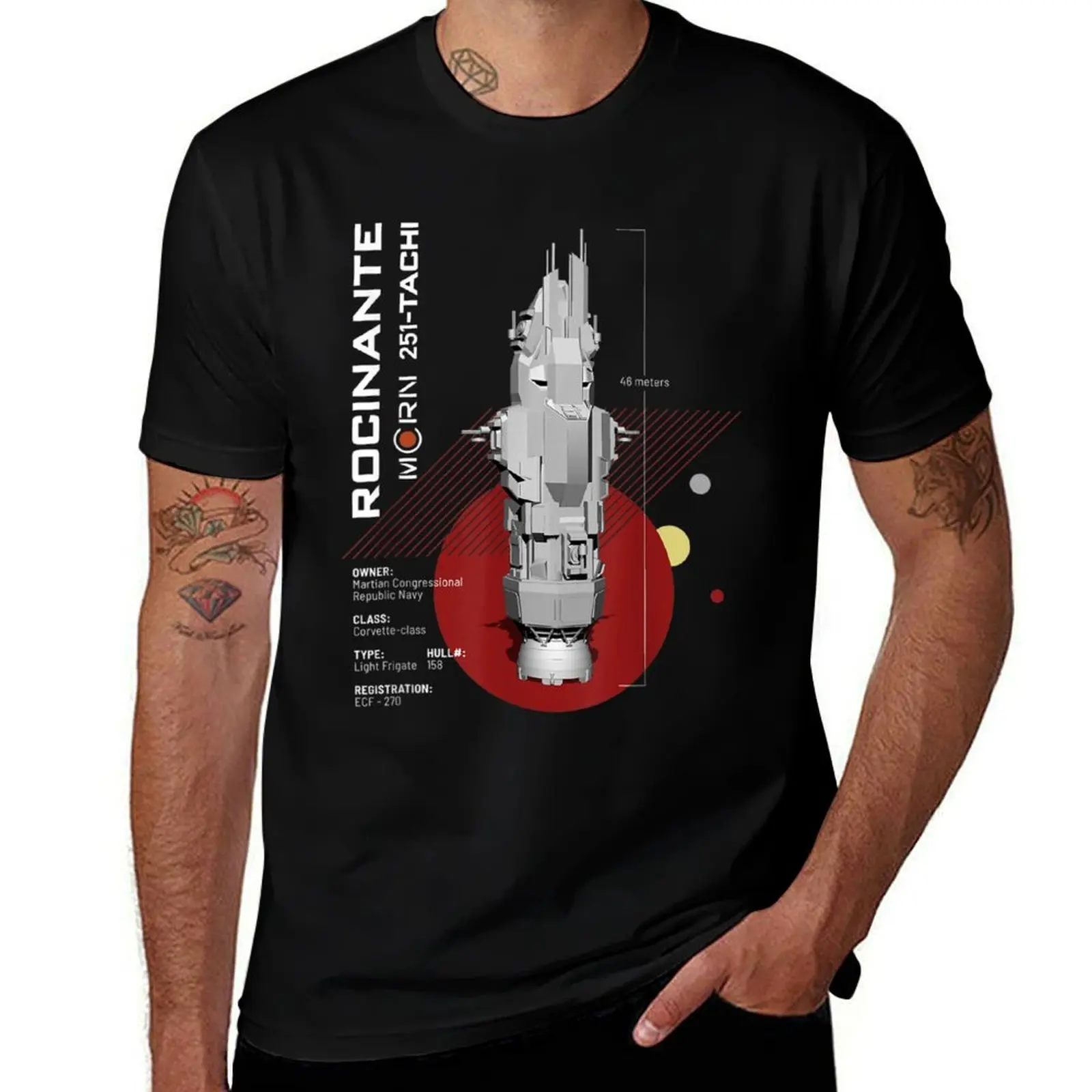 

The Rocinante Ship T-Shirt Labor Work Casual T-Shirt