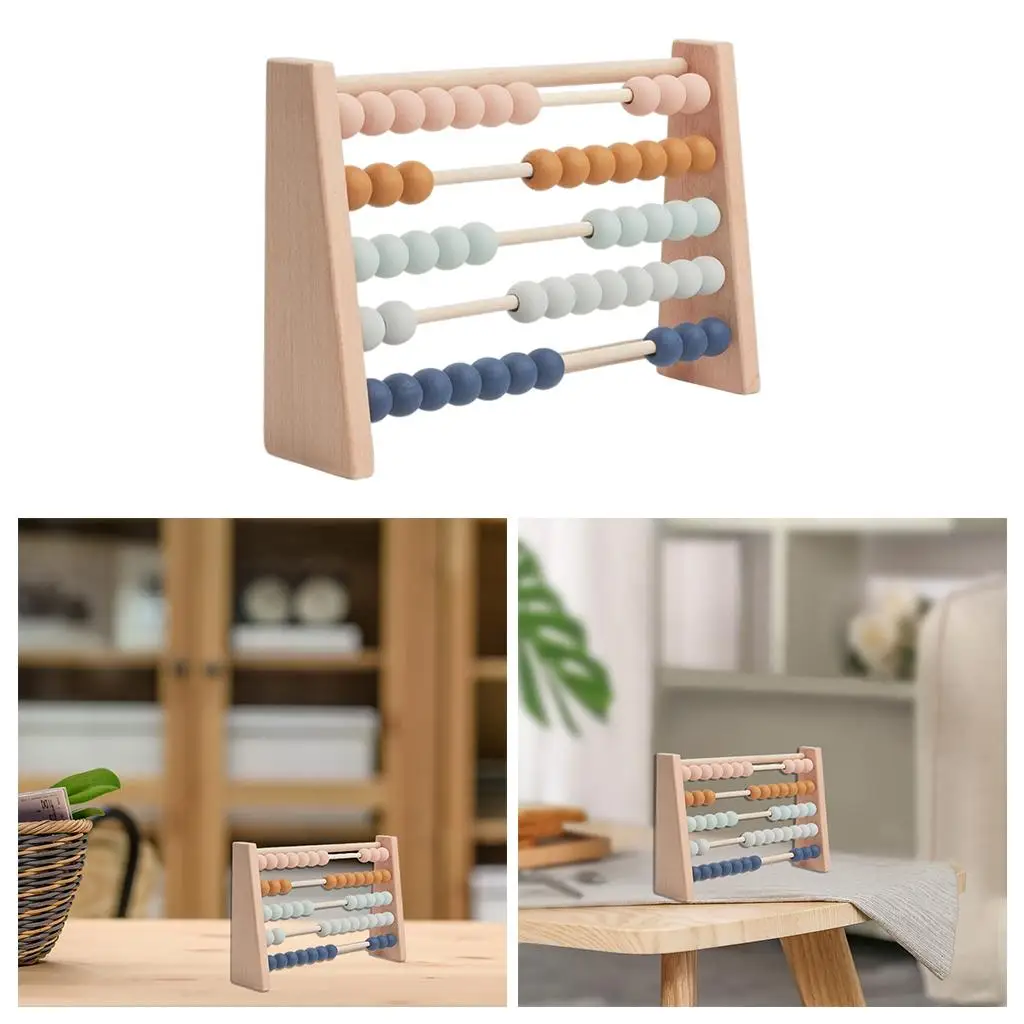そろばん算数おもちゃ子供用数字数え教育玩具50玉幼稚園
