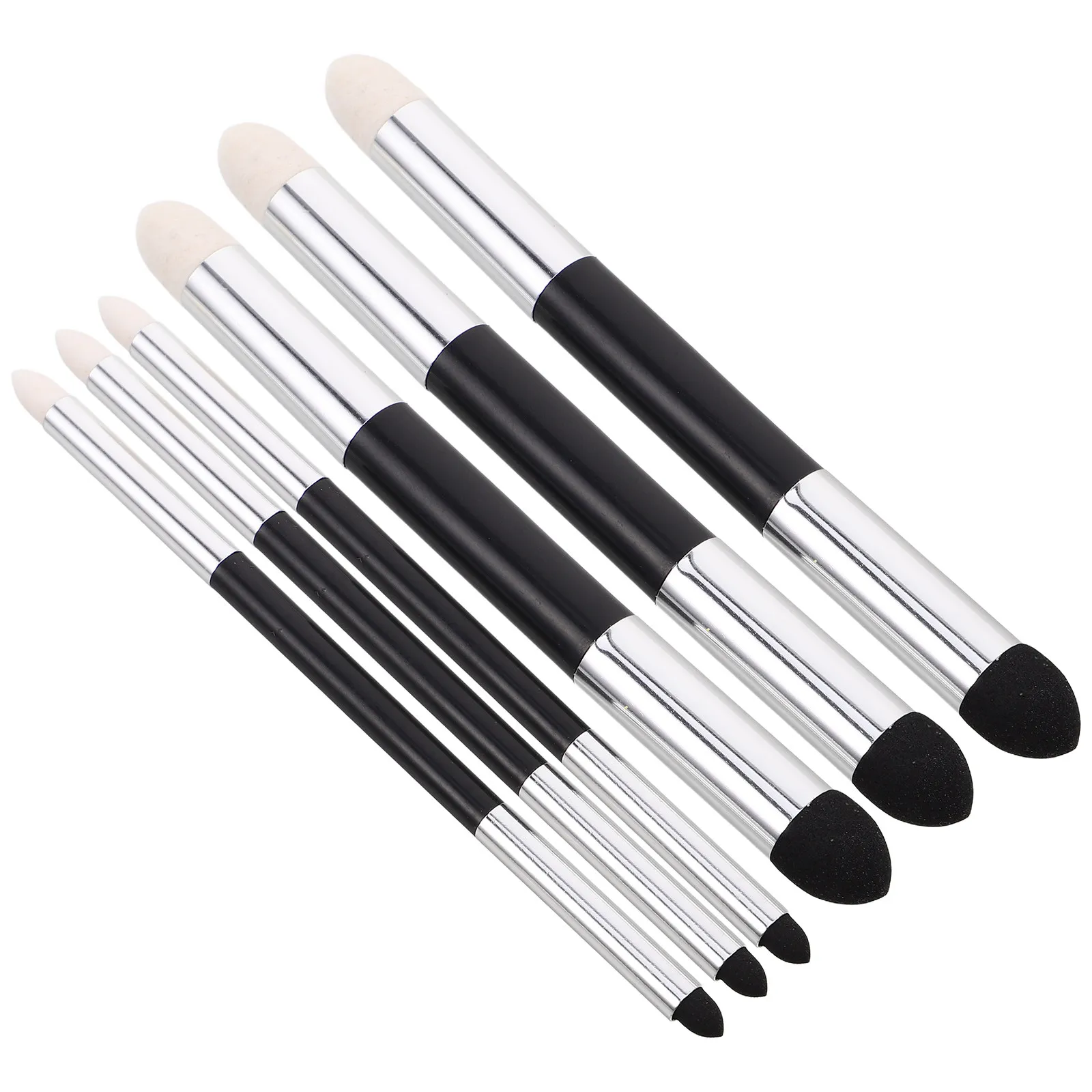 6Pcs Sponge Eraser Pen Versatile Detail Eraser Sketch Highlight Wiper Blending Stump for Drawing Art Journaling Illustration