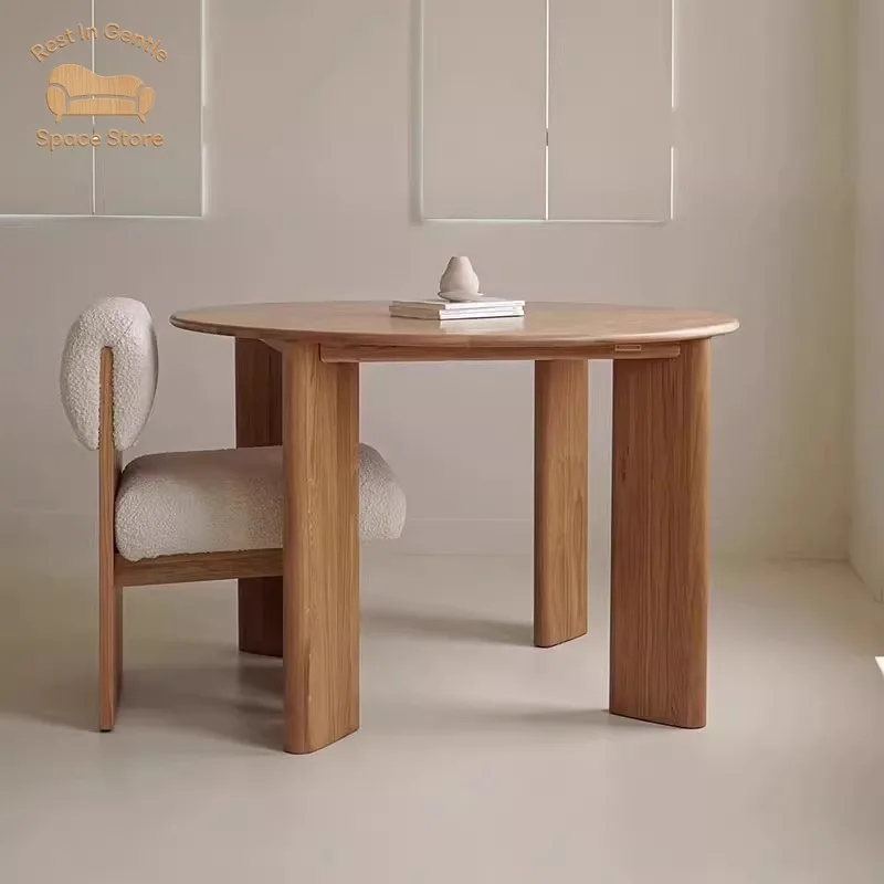 Modern Japanese lounge chair with wooden frame fabric dining chair for family office bedroom hotel