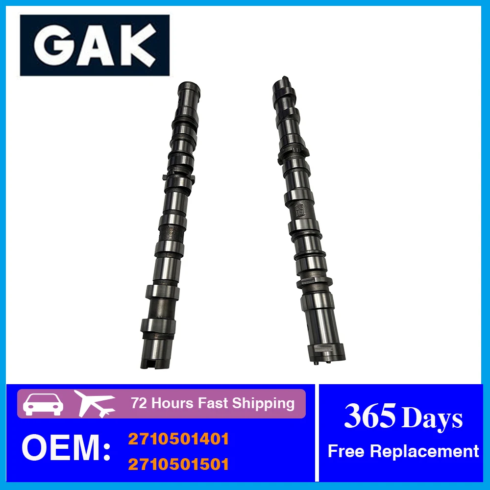 

GAK Timing Camshaft Intake & Exhaust Fit For Mercedes-Benz 2012 2013 2014 2015 C250 2710501401 2710501501