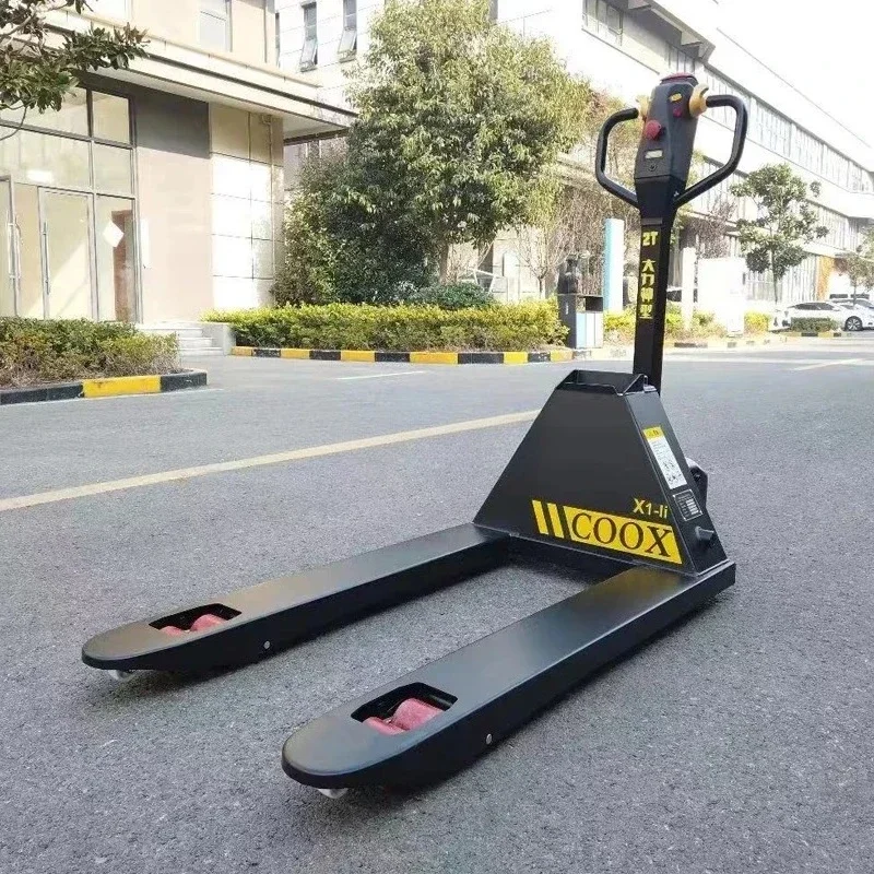 Factory Strongway 12v Electric Hydraulic Truck With 1Tons Full Electric Pallet Truck Small Electric Pallet Truck For Sale factor