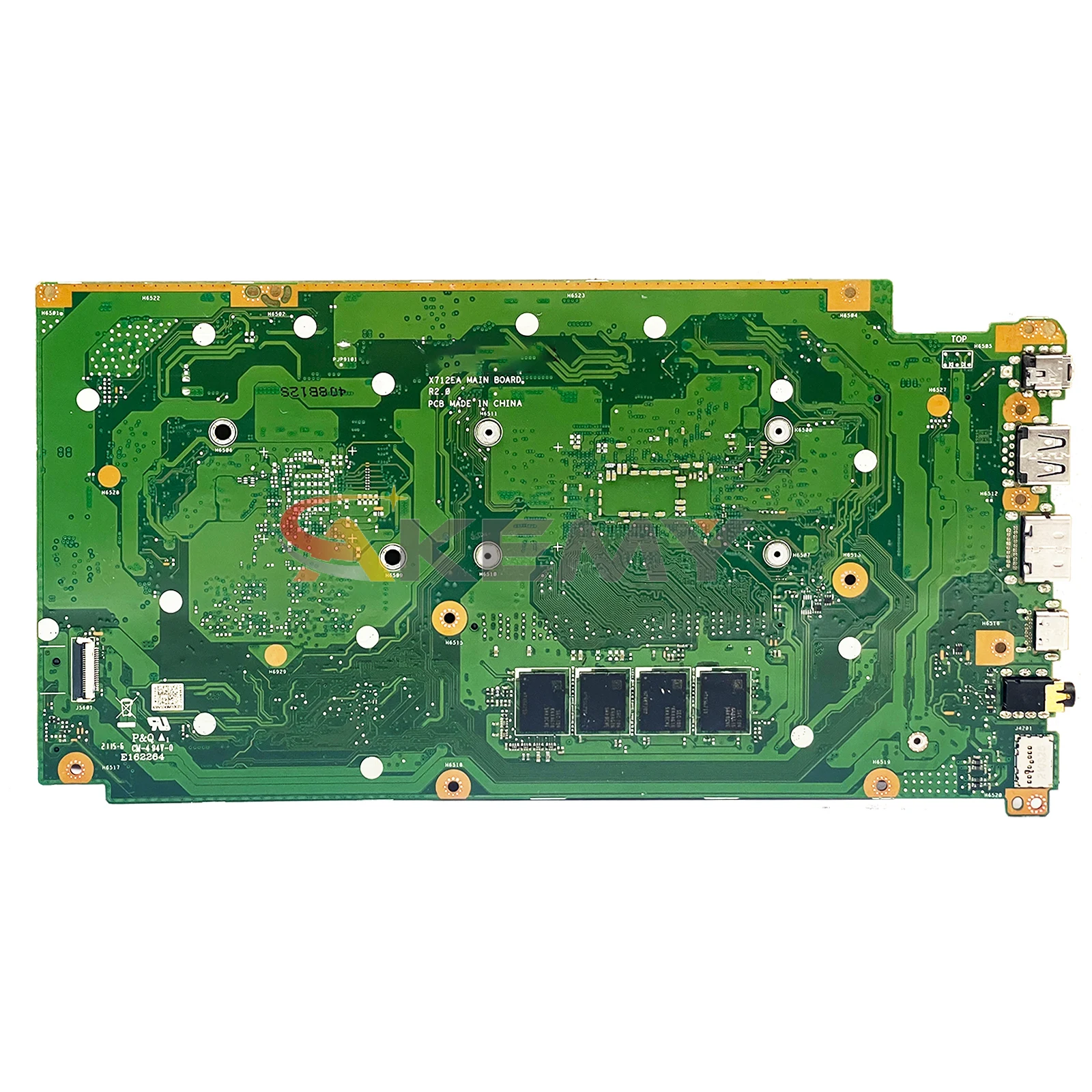 Imagem -05 - Akemy X712ea Placa Principal para Asus Vivobook X712e K712ea F712ea Placa-mãe Portátil com I71165g7 I3-1115g4 Cpu 4g 8g-ram Ddr4