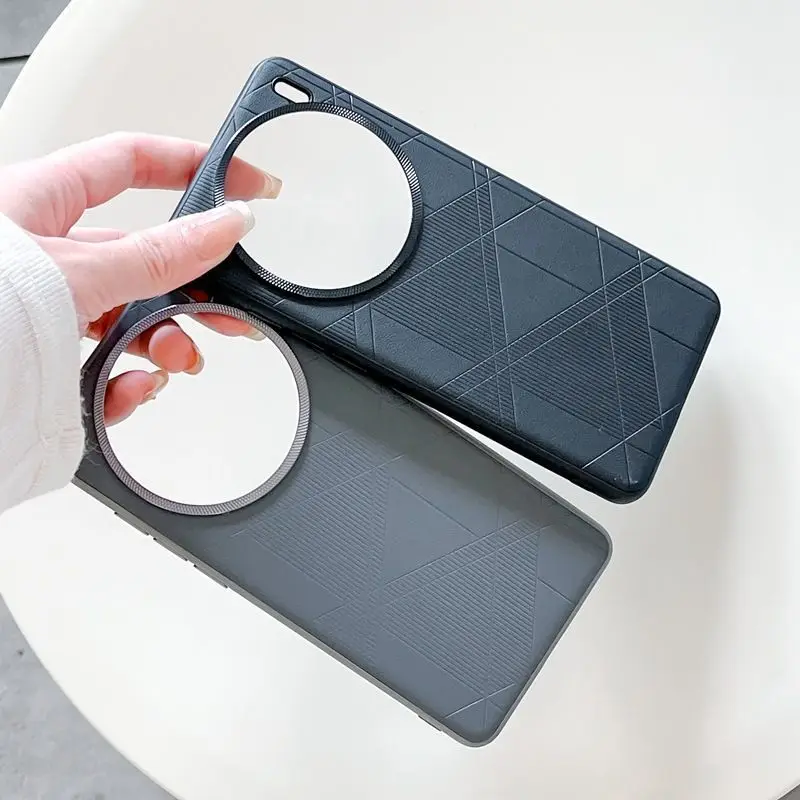 Чехол для VIVO X300 Pro, новый простой деловой чехол с текстурой кожи и защитой от падения, противоударный бампер для Vivo X300, принципиально