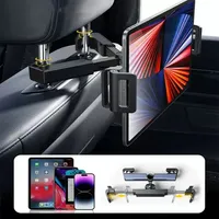 Telescopic Car Phone Holder for Rear Row Tablet Holder Anti Shake Tablet Mount Universal Auto Phone Stand for 4-12.9 Inch iPad