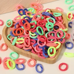 20/50pcs ragazze colorate usa e getta elastico fascette per capelli fascia per bambini fasce per coda di cavallo accessori per capelli per bambini