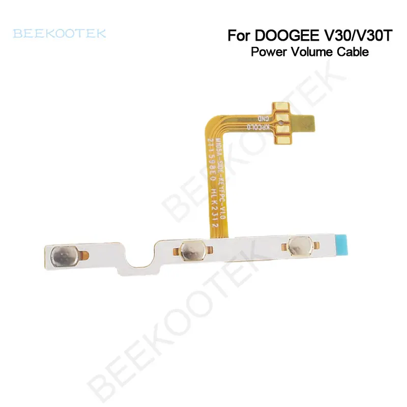 New Doogee V30 V30T Power On/Off Volume FPC Key Up/Down Button flex Cable FPC And Side Custom Button FPC For Doogee V30T Phone