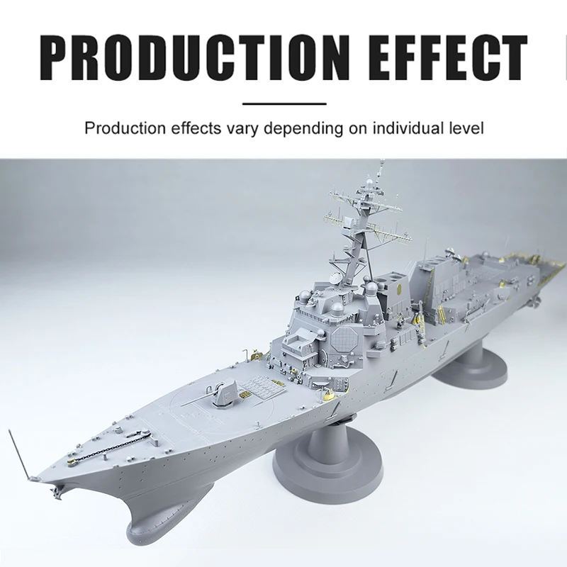 BEACON Assembled Model Kit S3001 Destroyer Arleigh Burke-class DDG-125 Jack H. Lucas 1/350 - Detail 1