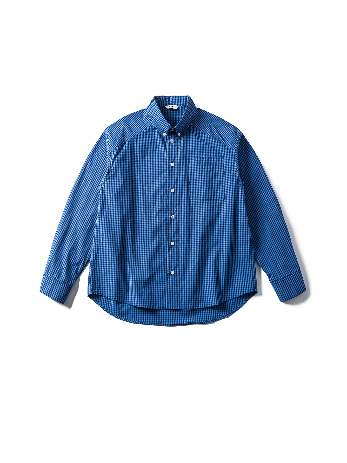 

American Retro Color Blo Plaid Collar Men's Casual irt Spring Season Couple's Outerwear Long Sve Cotton Youth Faion