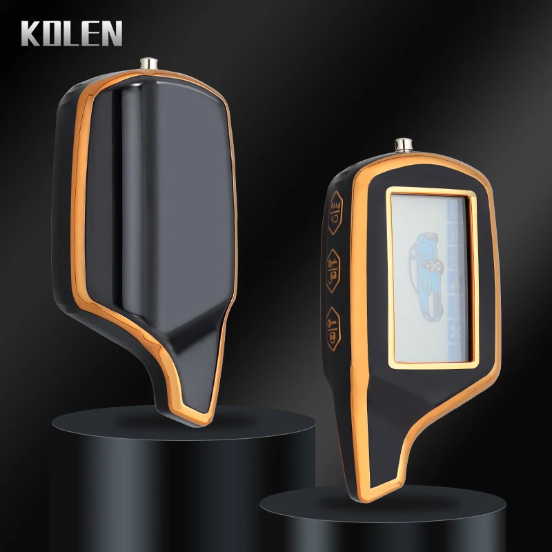 

Модный чехол для автомобильного ключа из ТПУ, чехол-брелок для Starline A91, A61, B9, B91, B6, B61, V7, русская версия, двухсторонний ЖК-дисплей, брелок для сигнализации