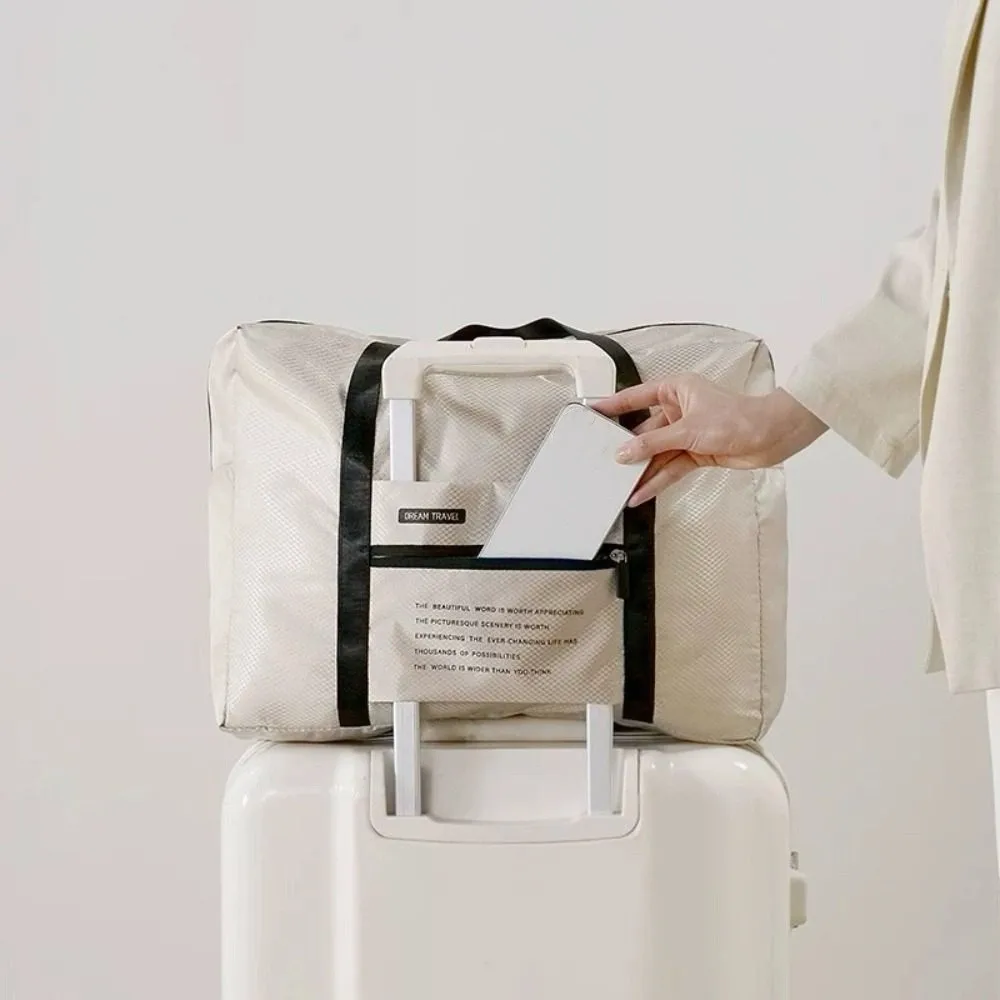 

Large Capacity Foldable Travel Bag Waterproof Convenient Hand Luggage Bag Lightweight Dry Wet Separation Clothes Storage Bag