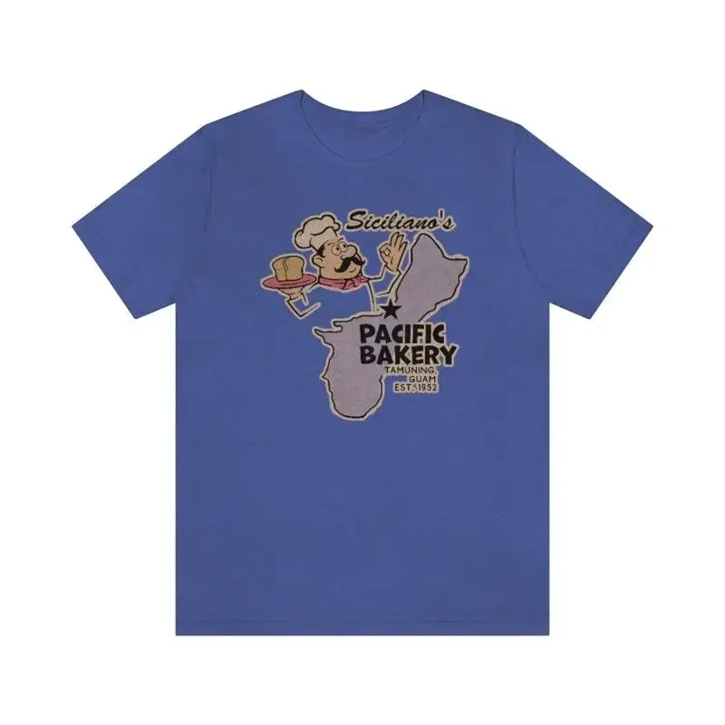 Siciliano Äôs Pacific Bakery Tamuning Guam Vintage Ad T Shirt