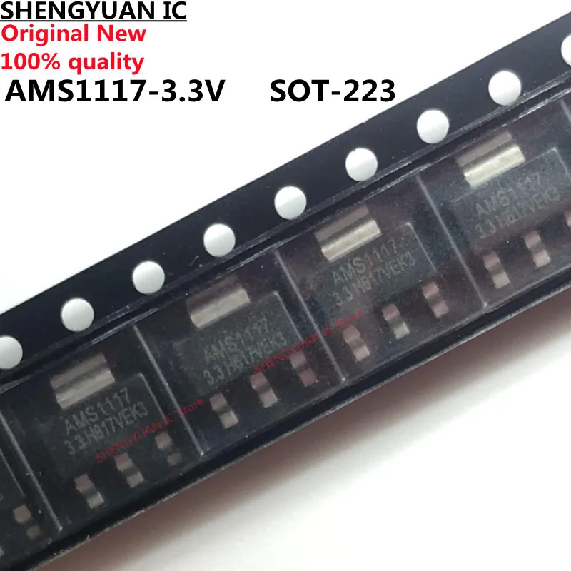 100Pcs AMS1117 AMS1117-1.2V AMS1117-1.8V AMS1117-2.5V AMS1117-3.3V AMS1117-5.0V AMS1117-ADJ AMS1117-1.8 AMS1117-3.3 AMS1117-5.0