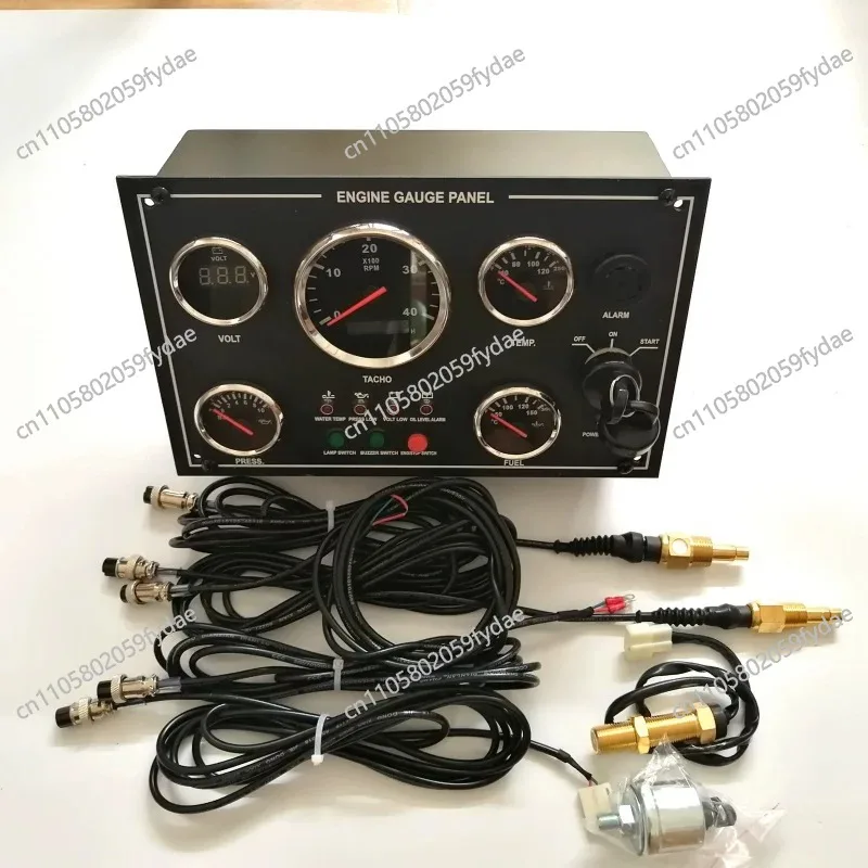 Diesel Engine Control Panel, Dashboard Switch Panel Marine Dashboard Waterproof Marine