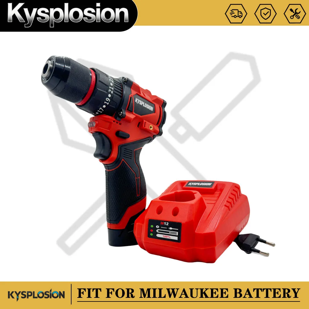 Llave de taladro Destornillador sin escobillas Impacto eléctrico inalámbrico impacto ajuste milwaukee m12 herramientas eléctricas de batería llave de impacto