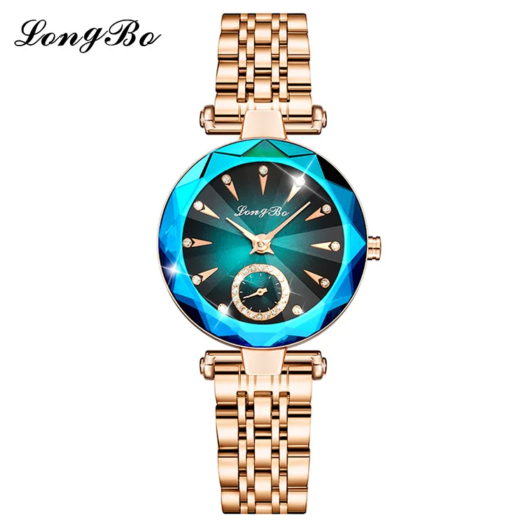 Ocean Star Steel Band Women\'s Watch Fashion  Crystal Ladies Quartz Relogio Feminino Female Montre Reloj Mujer Zegarek Damski