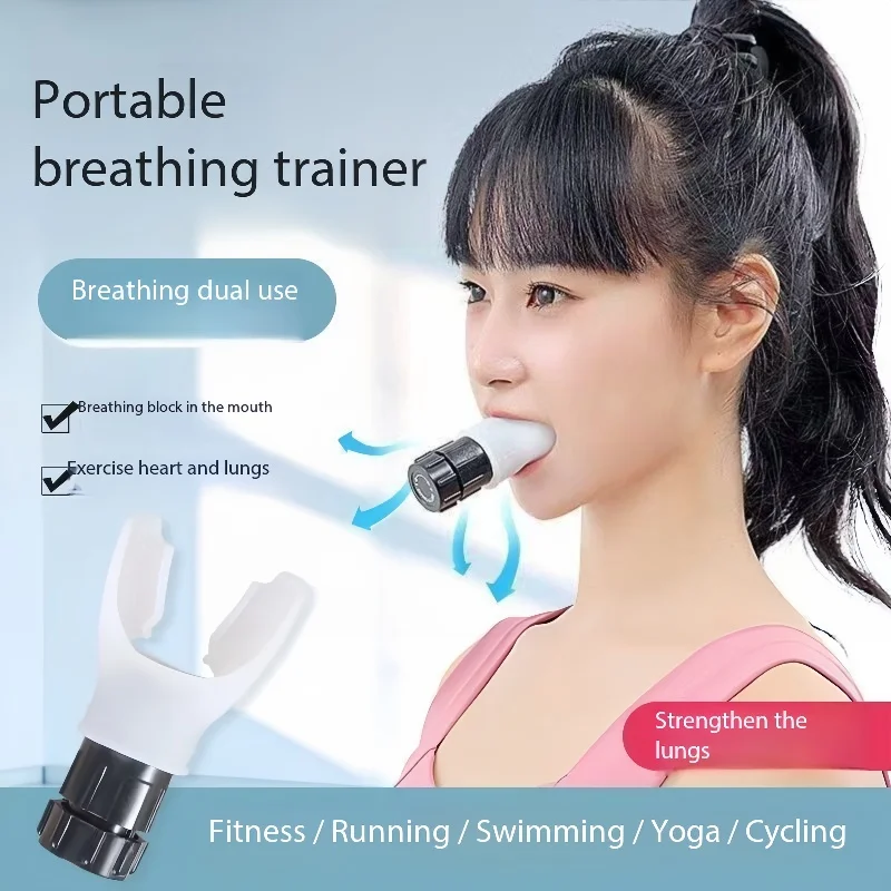 

Портативное силиконовое оборудование для дыхательных упражнений, устойчивость к горлу, регулируемое устройство для дыхания