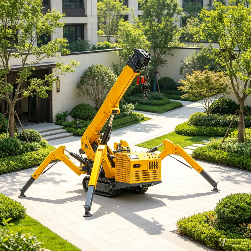 Telescopic Spider Crane 3 Ton 10 m 8 ton 20 m Truck Mounted Spider Crawler Crane For Construction Use Mini Spider Crane