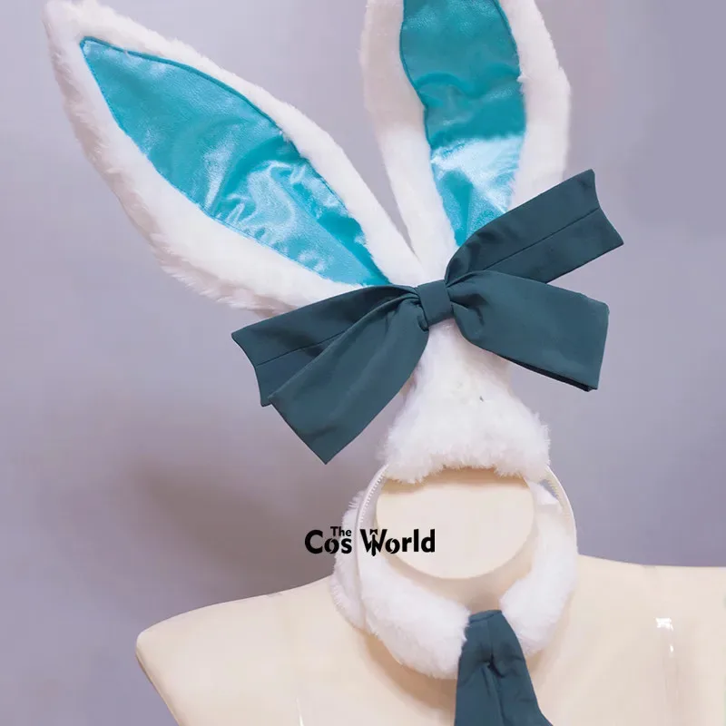 

COSda@Miku White Rabbit Bunny Girl Bodysuit Jumpsuits Outfits Customize Anime Cosplay CostumesCOSda@