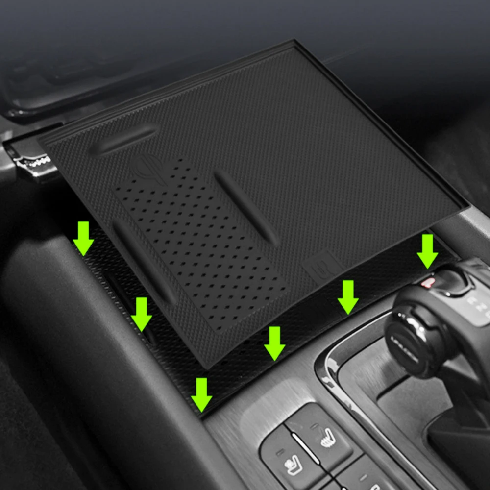 For Haval H9 2024 2025 Central Console Wireless Charge Silicone Pad Anti-Slip Pad Noise-reduction Phone Mat Accessories