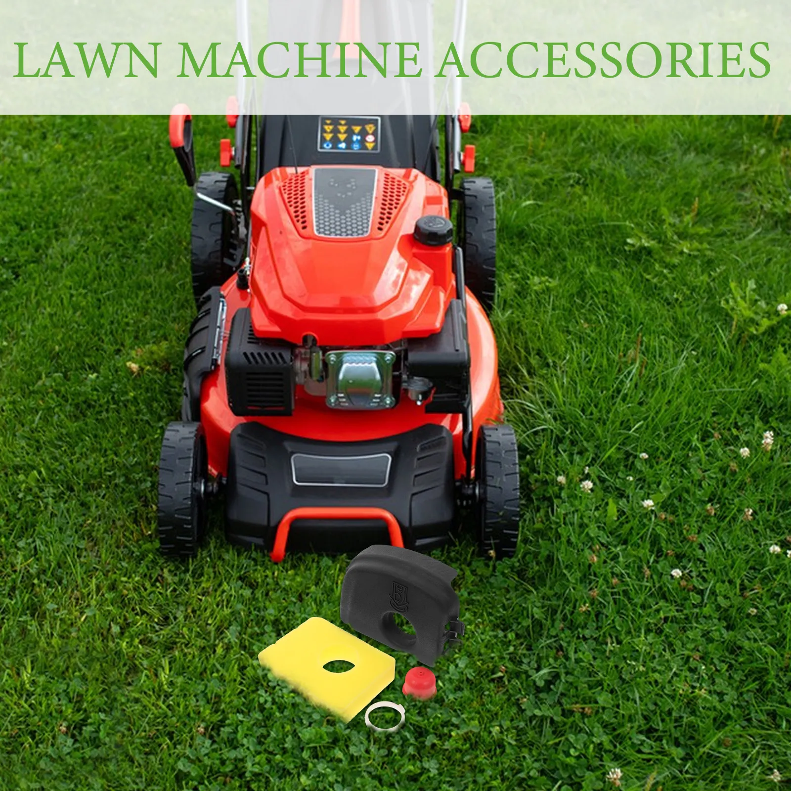 

Крышка воздушного фильтра и поролоновый фильтр для газонокосилок-райдеров, совместимые с двигателями серий 550e, 550ex, 09p000, 08p000