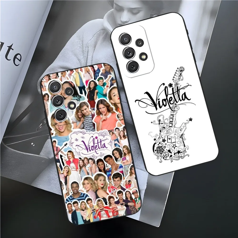 Violetta tv show cell Phone Case for Samsung Galaxy S23 Ultra S24 S22 S20 Fe S21 Plus A54 A34 A24 A53 M54 Note 20 Back Cover