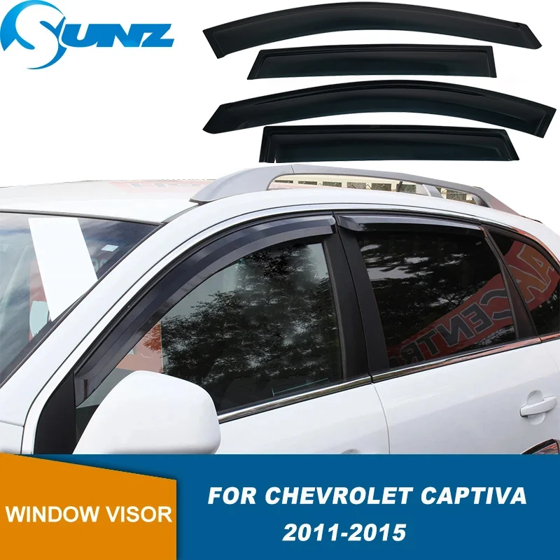 Side Window Deflectors For Chevrolet Captiva 2011 2012 2013 2014 2015 Car Window Rain Window Visor Weathershield Sun Rain Guard