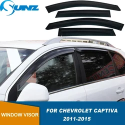 Side Window Deflectors For Chevrolet Captiva 2011 2012 2013 2014 2015 Car Window Rain Window Visor Weathershield Sun Rain Guard