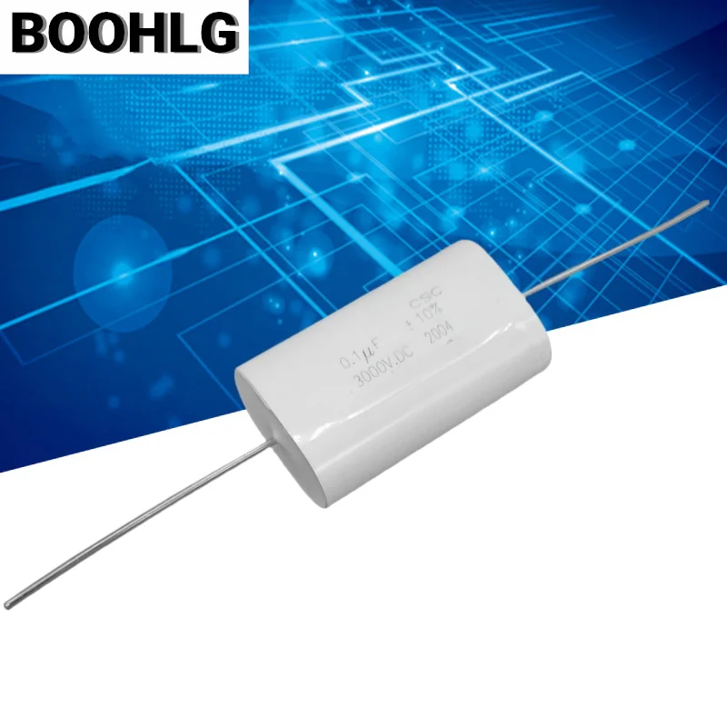 

2PCS Inductive-free Absorption Capacitor 3000V 0.1uf 104 3KV 15X26X44MM CSC STD