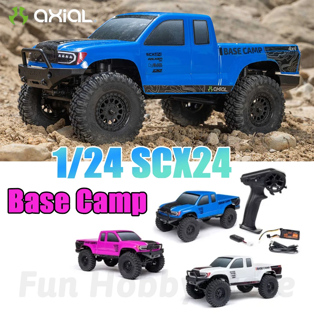 AXIAL 1/24 SCX24 Base Camp  Rock Crawler RTR 4WD RC Electric Remote Control Model Car Rock Crawler Adult Children's Toys