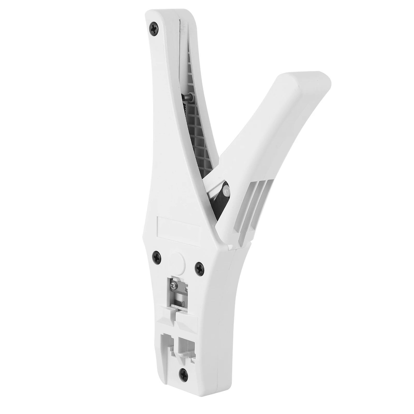 

Network Cable Pliers Wire Strippers Crimping Tool White Three Functions Durable Plastic Easy Storage Portable Practical Design