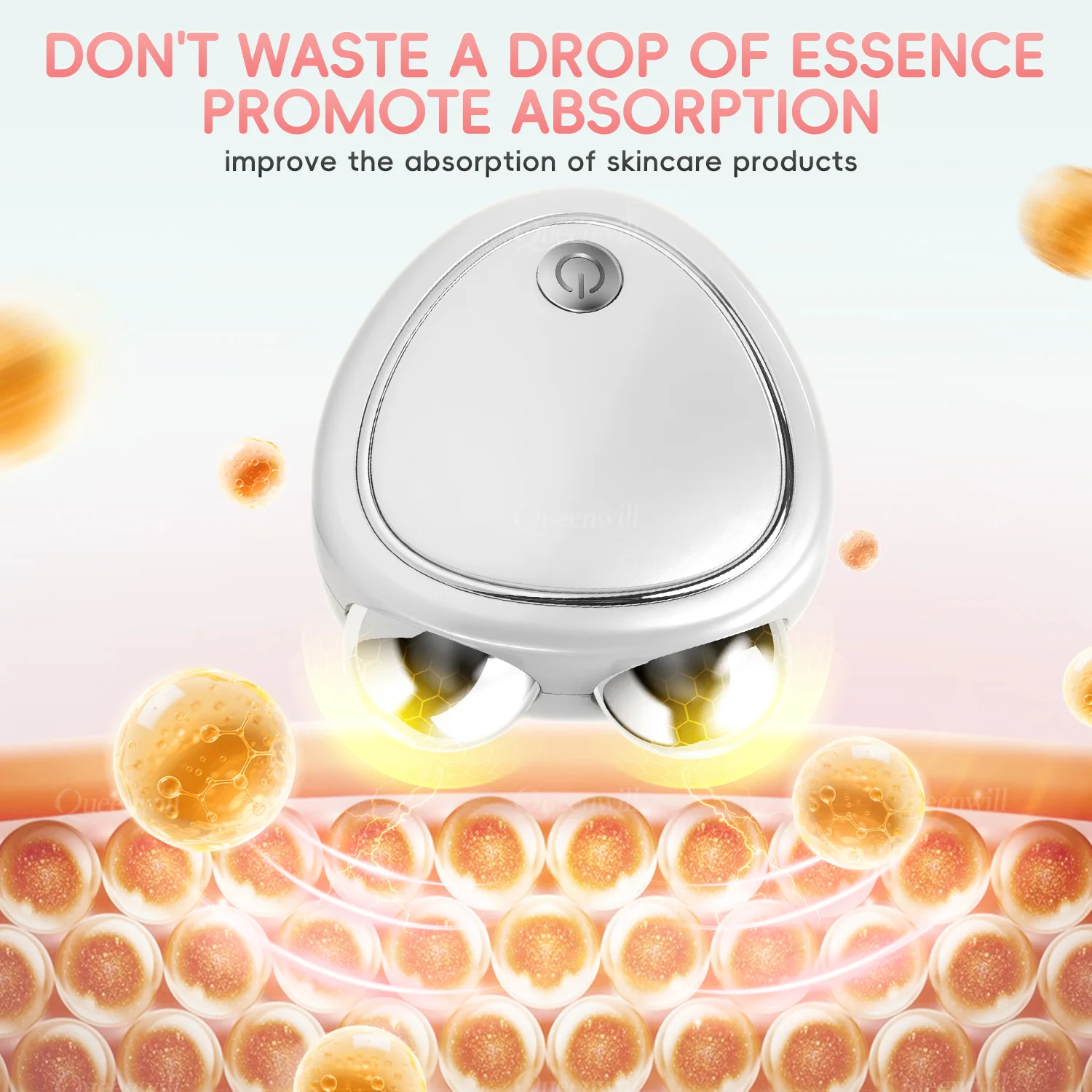 EMS フェイスリフティングマシン美顔器マイクロカレントローラー肌の引き締め若返り美容充電顔抗しわ