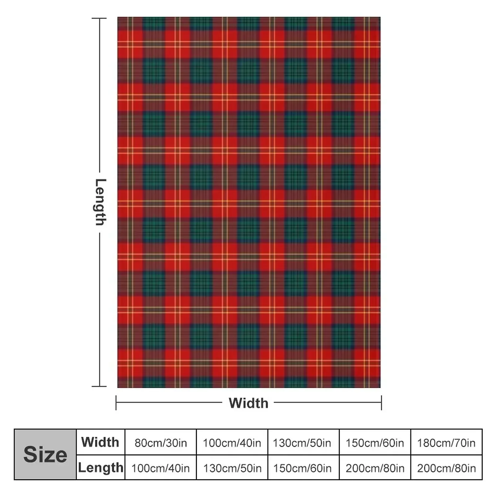 Clan Connolly Dress Tartan Throw Blanket Luxury Throw Fashion Sofas Stuffeds heavy to sleep Blankets