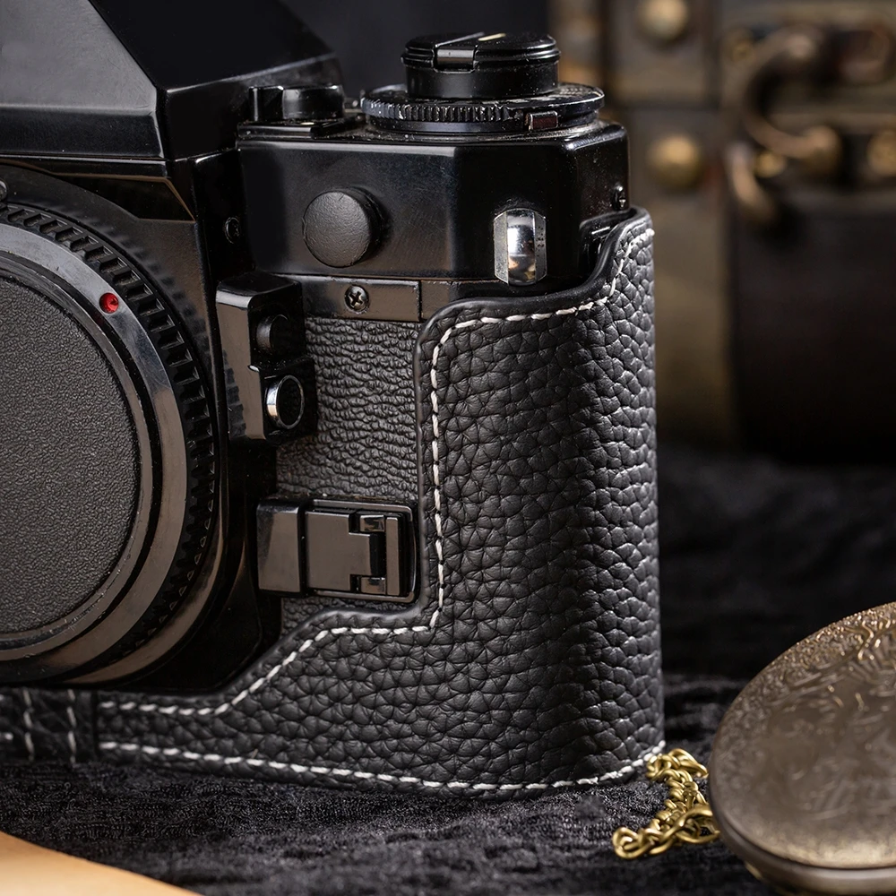 A1 Półtorba Retro AE1 Etui Ochronne na Canon AE-1 A-1 AE1 A1 Futerał A 1 Skórzana Półtorba AE 1 Ręcznie Robiona Torba na Aparat — zdjęcie produktu 4