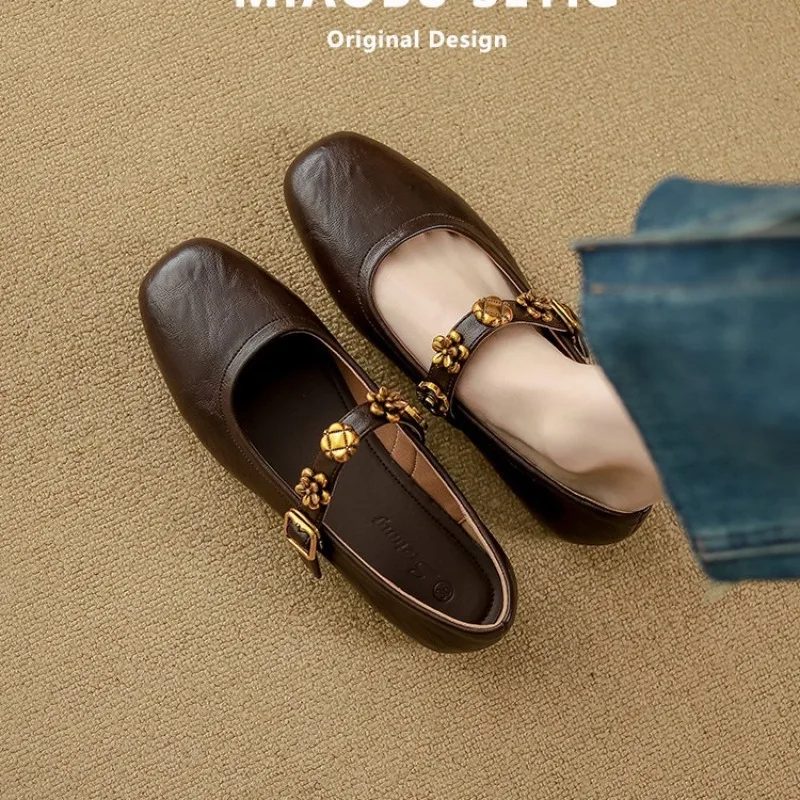 

Flats Women Loafers Shoes Elegant Fashion Sandals Summer Lolita Dress Luxury Woman Shoes 2025 Designer Trend Women’s Zapatillas