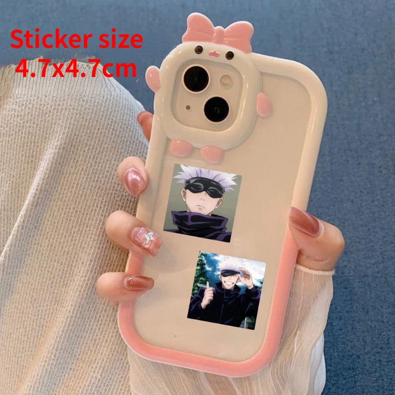 70 قطعة ملصقات Jujutsu Kaisen Gojo Satoru مقاوم للماء أنيمي الكرتون الشارات الإبداعية DIY بها بنفسك الهاتف المحمول زجاجة الأمتعة الديكور