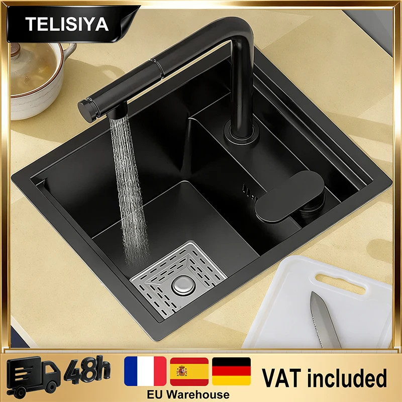 

Многофункциональная мини-мойка из нержавеющей стали с тиснением под рисовое зерно, скрытая, для кухни и автодома, одинарная, подстольная