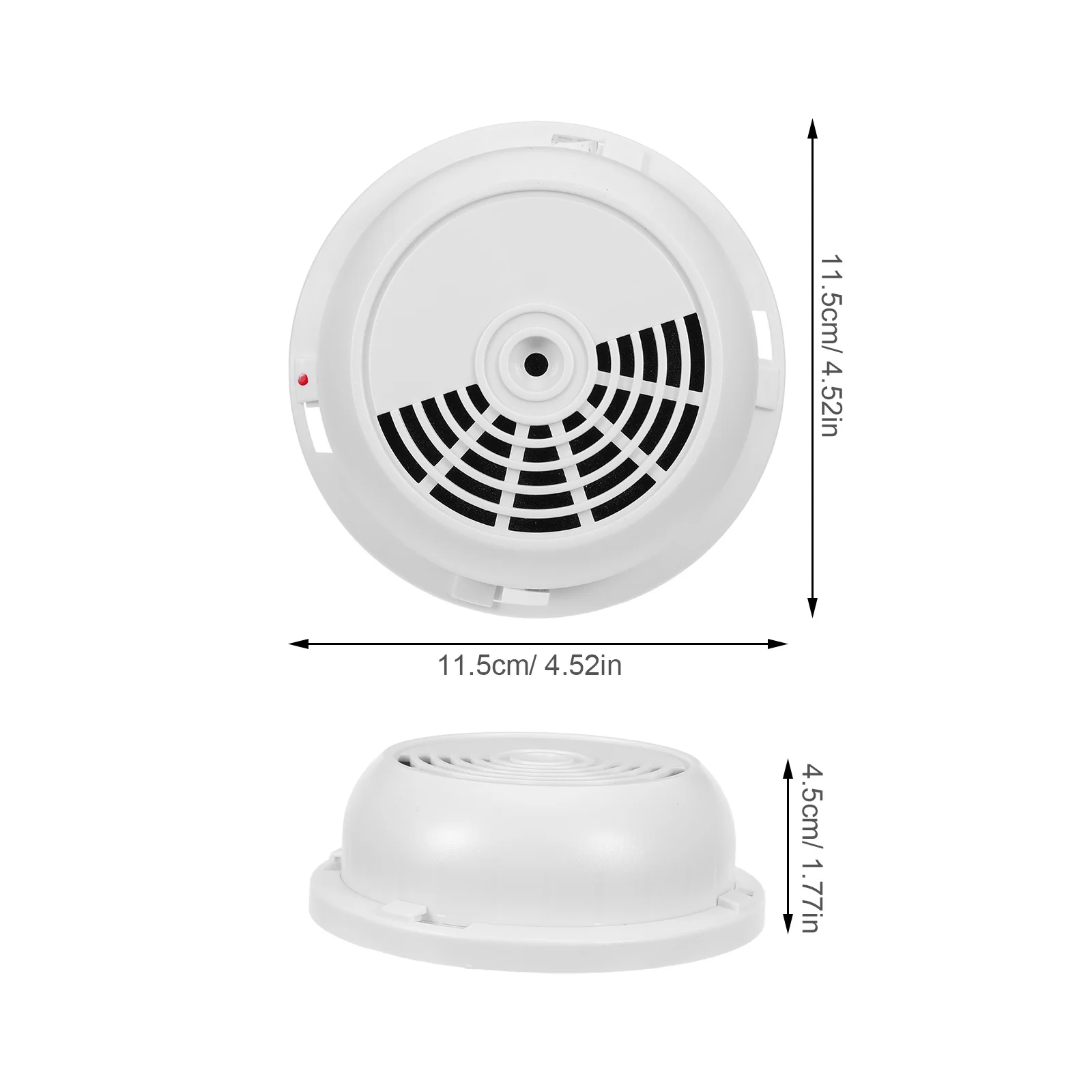 알람 보안 금고 4.52X4.52X1.77 인치 가짜 연기 숨겨진 돈 보관함 현금 보석 보관 비밀 금고