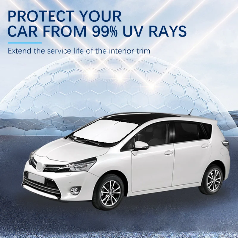 

Summer Car Accessories Car Windshield SunShade Cover Fit For Toyota Verso CHR Auris Yaris 86 Anti UV Car Sun Shade