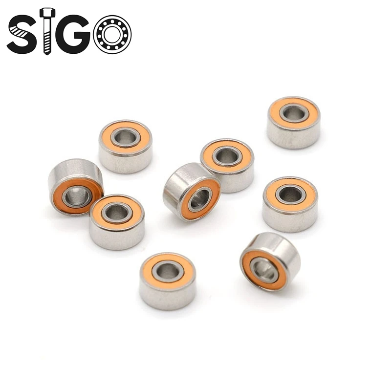 10PCS Fishing Reel Bearings S693 2RS CB ABEC7 LD 3X8X4 Mm Stainless Steel Hybrid Ceramic Ball Bearing S693-2OS CB S693RS