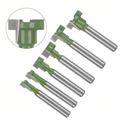 無垢材、ルータービット用のシャンクスロットカッター、tスロット切断、フライス盤、粒子ボード、木工ツール、6.35mm、1 