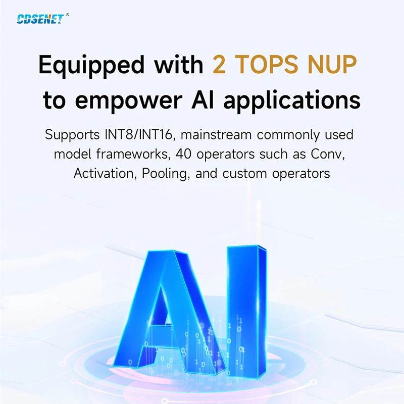 T527 Core Board CDSENET ECK32 Series Multiple GPIO 4K Hard Decode Two-CAN, eDP, HDMI, MIPI Linux AI Cortex-A55 G57GPU RISC-V
