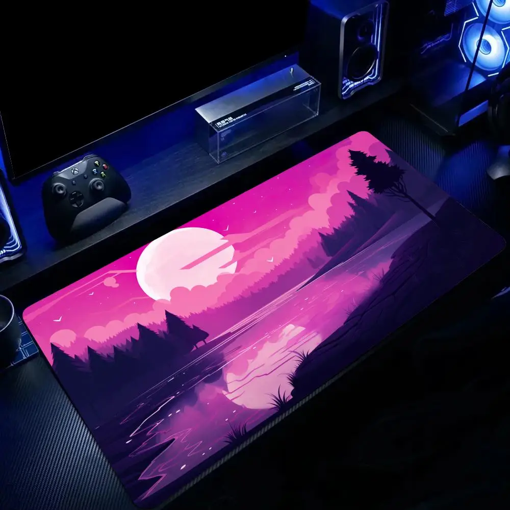 

Cyber Fantasy Landscape Design large Mouse Pad Desk Mat office mat pc accessories Keyboard Extended pad gaming mousepad maus pad