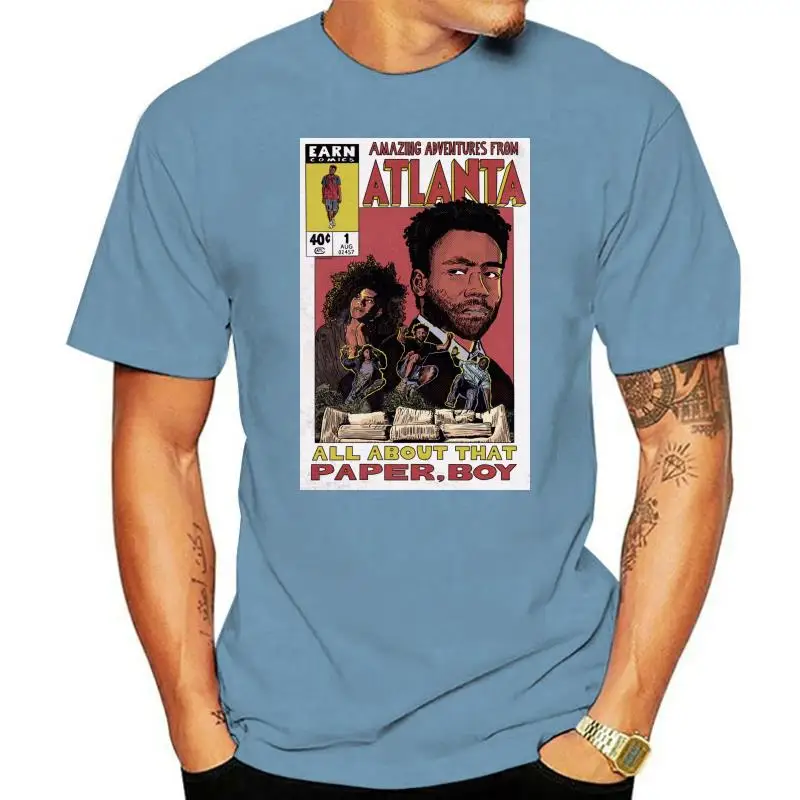 Men tshirt Amazing Adventures From Atlanta   Donald Glover   T Shirt women T-Shirt tees top