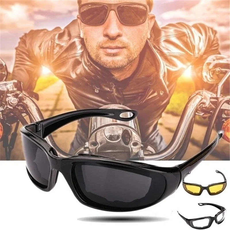 1PC occhiali da moto occhiali da sole polarizzati occhiali da caccia uomo protezione per gli occhi occhiali da moto antivento scudo da equitazione attrezzatura sportiva